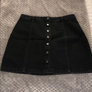 Forever21 Buttoned Mini Skirt